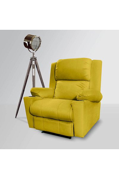 Lazy Vibes Zenrest Luxury Swivel Recliner Chair with Cup Holder | Your Comfort Unlimited