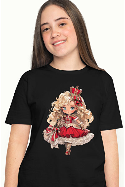 StoryGift Romania Tricou Femei cu o fetita dragalasa cu o coroana de regina, ...