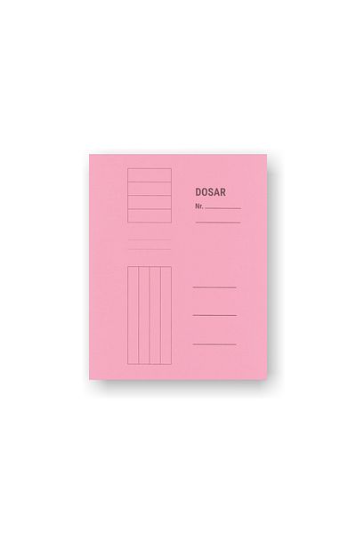 Arhi Design Color envelope folder, cardboard 230 g/sqm, 2 sets, 5 pcs/set, Pink
