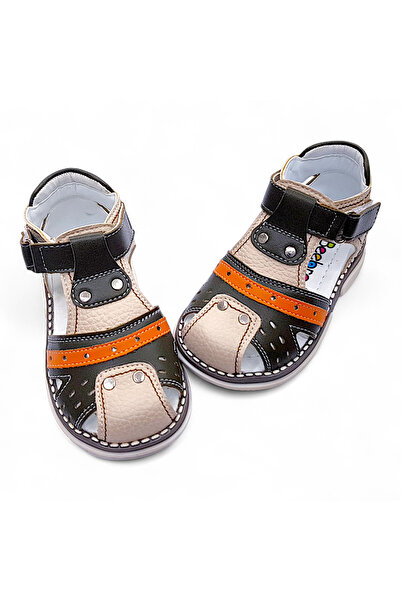 BEEBRON صنادل لتقويم العظام للأطفال الأولاد والرضع من سلسلة هامر Hmr2408 كريم...