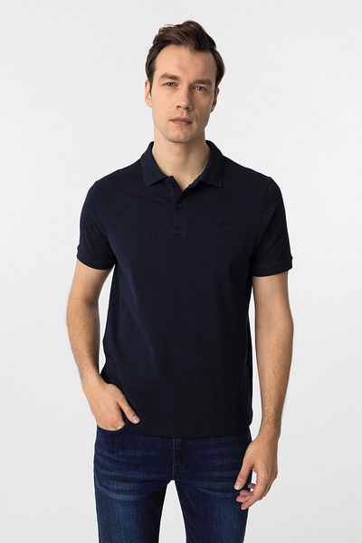 SÜVARİ Polo Neck Slim Plain T-Shirt