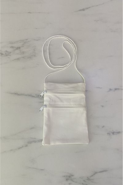 chulfa Hajj Umrah Cloth Neck Collar Wallet 2 Compartments 15X20Cm