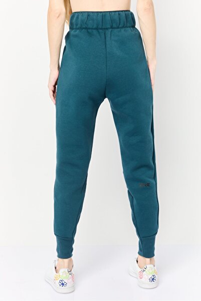 adidas بنطلون رياضي نسائي مناسب للتدريب 7/8، أزرق مخضر