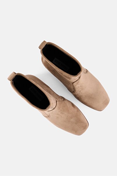 Steve Madden Women Donger Slip On Ankle Boots, Beige