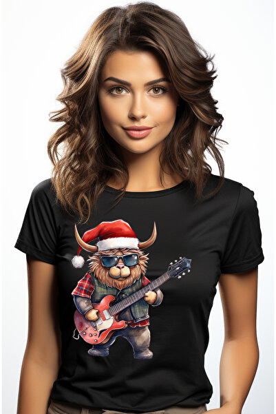 StoryGift Romania Tricou Femei cu un zimbru care canta la chitara, ilustratie...