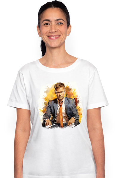 StoryGift Romania Tricou Femei Cu Barney Stinson, Iubitori De Seriale TV, How I Met Your Mother, C WHT_XL