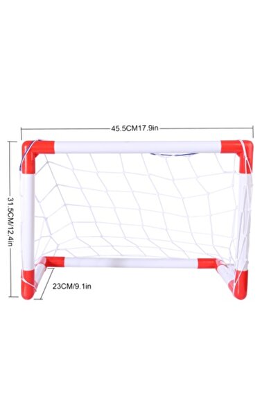 ACTION ONE 2-in-1 football goal, red/white