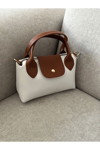 RumyaCollection Geantă de mână și de umăr pentru femei Mini Party, albă