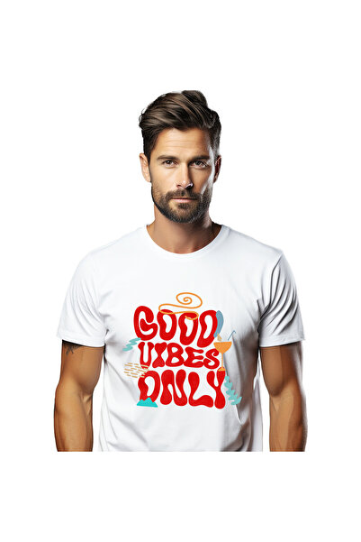 StoryGift Romania Tricou Barbati cu Bizar Inspirational Vacanta Good Vibes on...