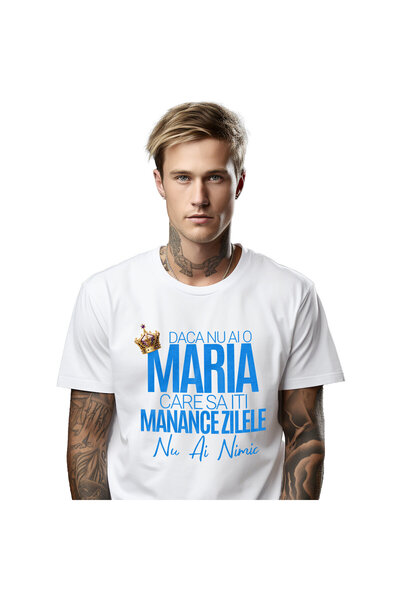 StoryGift Romania Tricou Barbati cu Design Coroana Regala De Rege Iubire Sarc...