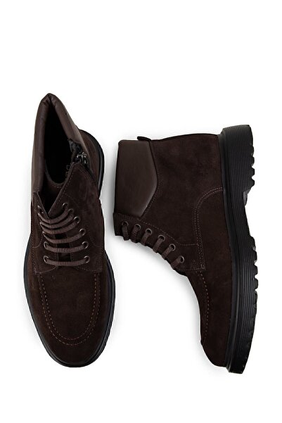 Deery Hakiki Süet Kahverengi Erkek Bot