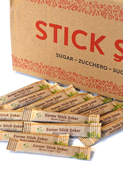 CEMKAR stick esmer şeker 3Gr*1000 adet/3 Kg