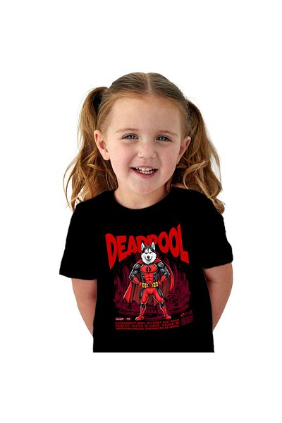StoryGift Romania Tricou Copii cu Pisica Motan Gri Cu Manusi Si Echipament Rosu Box Supereroi Pers,Black_6ANI