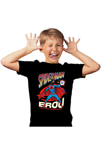 StoryGift Romania Tricou Copii cu Doberman Pinscher Caine In Costum de Spider...