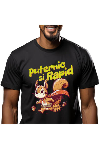 StoryGift Romania Tricou Barbati cu Meci De Box Intre Statui Masculine Stil g...