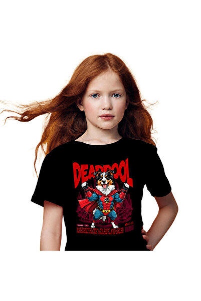StoryGift Romania Tricou Copii cu Gogoasa Glazurata colorata Cu Muschii La Sa...