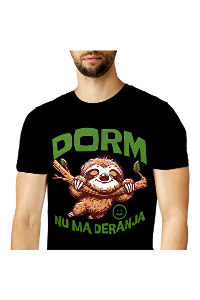 StoryGift Romania Tricou Barbati cu Animal Lenes Zambet Larg Similey face Rel...