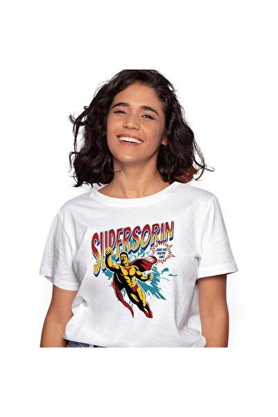 StoryGift Romania Tricou Femei cu Minge De Baschet Animata Pe Teren Supereroi Personaje Iubitorii ,White_XS