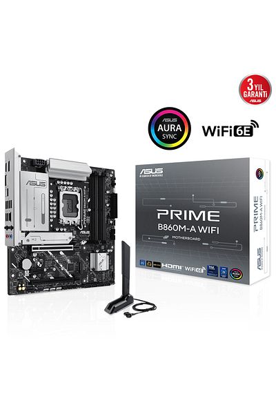 ASUS Prime B860M-A Wifi Socket 1851 Ddr5 8666Mhz Matx Gaming (Player) Motherboard