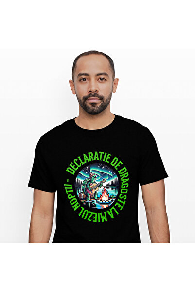 StoryGift Romania Tricou Barbati cu Broasca Testoasa Serenada Romantica La Po...