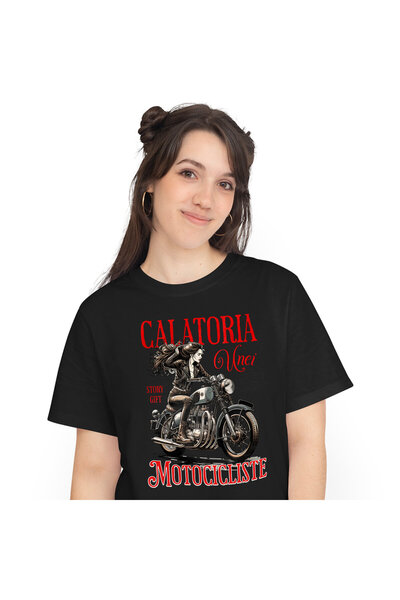 StoryGift Romania Tricou Femei cu Fata Atragatoare Motor Vintige Clasic Pasiu...