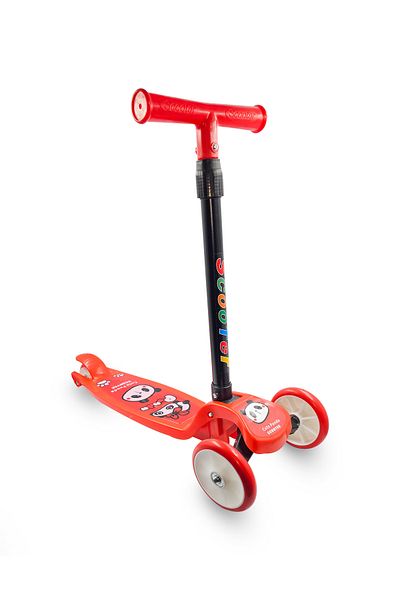 lovely baby 3-wheel Foldable Kids Scooter With Adjustable Height And Foot Brake