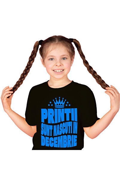 StoryGift Romania Tricou Copii cu Coroana Regala Zi Aniversara Petrecere Luna...