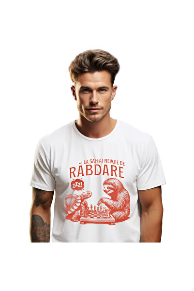 StoryGift Romania Tricou Barbati cu Jucatori De Sah Animal Lenes Si Broasca T...