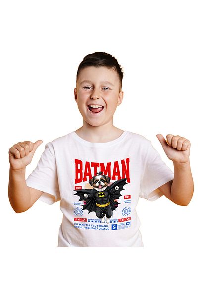 StoryGift Romania Kids T-Shirt with Fun Lovers Shot Glasses Alcohol Olympic Team, White_8ANI