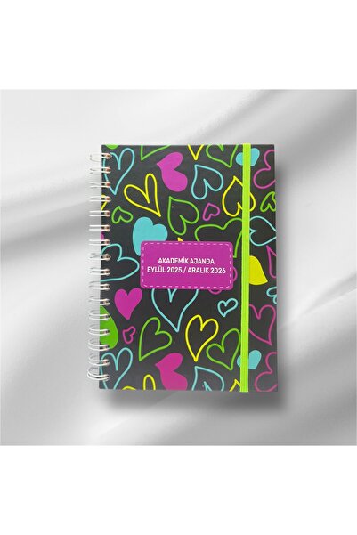 neso 2025-2026 A5 Akademik Ajanda Spiralli 15x21 cm - 16 Aylık