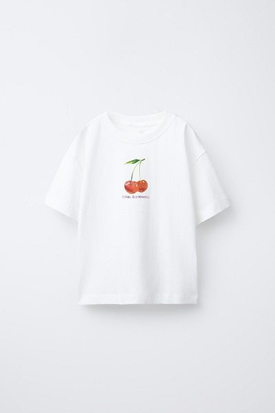 The Champ Clothing Тениска за момичета от 100% памук с принт Goodness Cherry