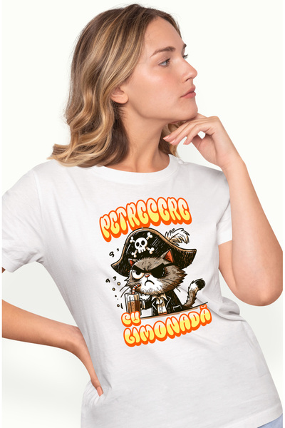 StoryGift Romania Tricou Femei Transformă lamaile în petrecere cu limonada pi...
