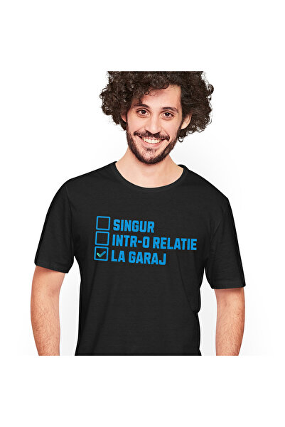 StoryGift Romania Tricou Barbati cu Design Haios Iubitorii De Masina Pentru C...
