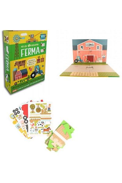 Editura Litera Ma joc si descopar ferma. (contine puzzle)