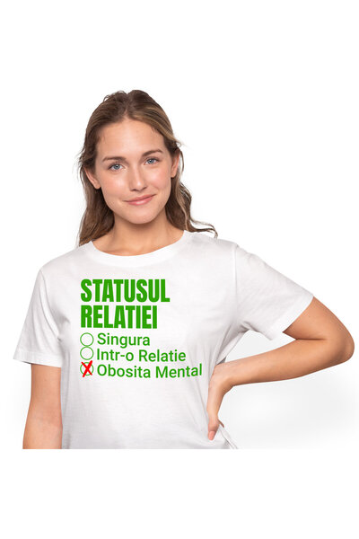 StoryGift Romania Tricou Femei cu Mesaj Haios Valentine's Day Dragoste, Drago...