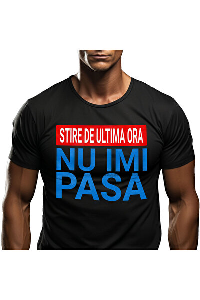 StoryGift Romania Tricou Barbati cu Mesaj Haios In Limba Romana, Aroganta Sar...