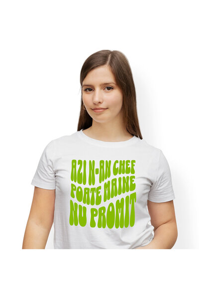 StoryGift Romania Tricou Femei cu Iluzie Optica mesaj In Limba Romana Sarcasm...