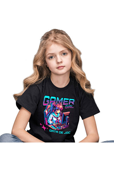 StoryGift Romania Tricou Copii cu Fata Stil Anima La Birou Jocuri Calculator,...