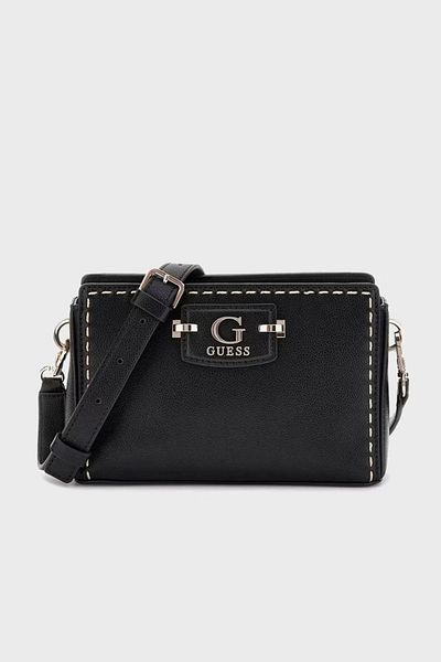 Guess Nastra Mini Crossbody Ball Zip Dámská Černá Mini taška Hwbg9637720-bla