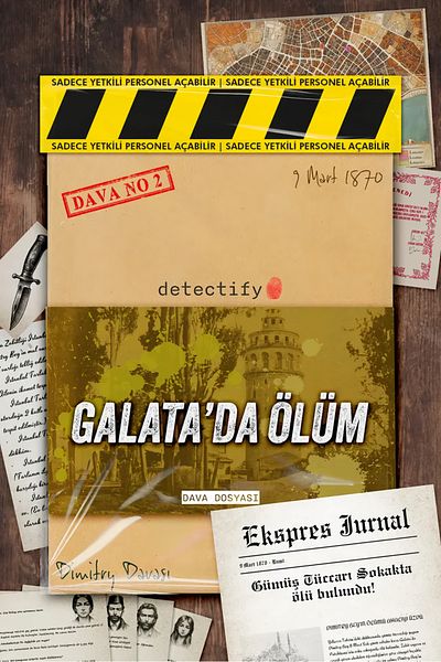 EFBUTİK Detective Case Solving Game - Death in Galata