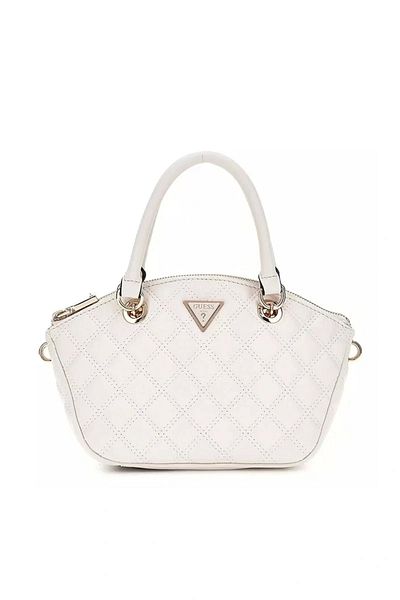 Guess Giully Mini Satchel Women White Mini Bag Hwqg8748760-Off