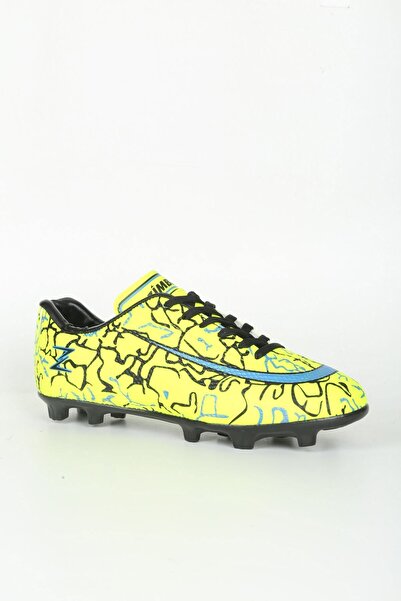 Zimbaa Artificial Turf Football Boots Football Sports Shoes Yellow
