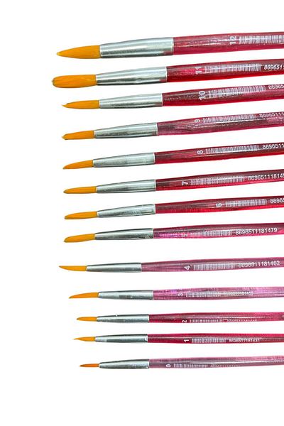 Südor My Dido Round Brush Set of 144 (No: 0,1,2,3,4,5,6,7,8,9,10,11,12)