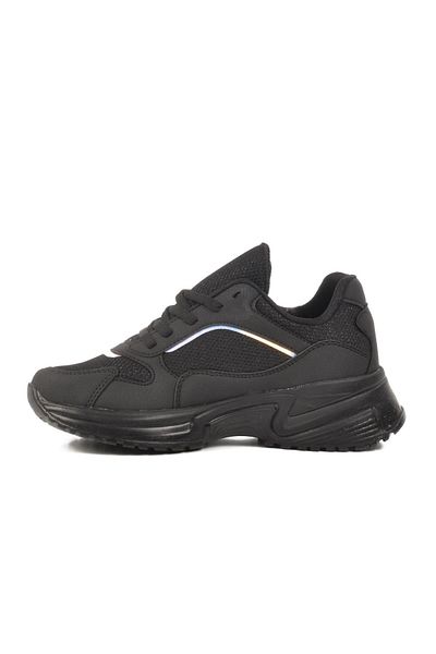 WALKWAY 2410 g Black Glitter Women's Sports Shoes