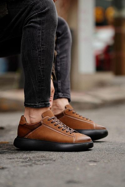 Ahmed Hamdi Bey Lisbon taba nubuck-spiro men's leather shoes