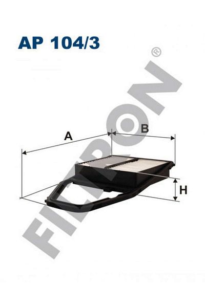 Filtron فلتر الهواء سيفيك السابع 1.4-1.6-1.7 ie VTEC- 2.0 Type-R 01-05 GNZRZ