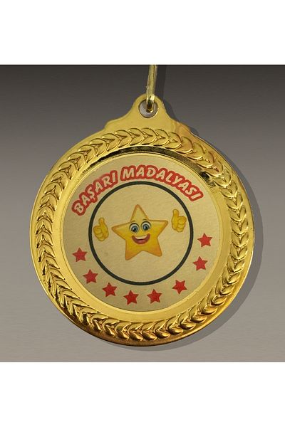 Madalyon Starry Achievement Medal - Digital Printed 1St Quality Medal Leader Printing