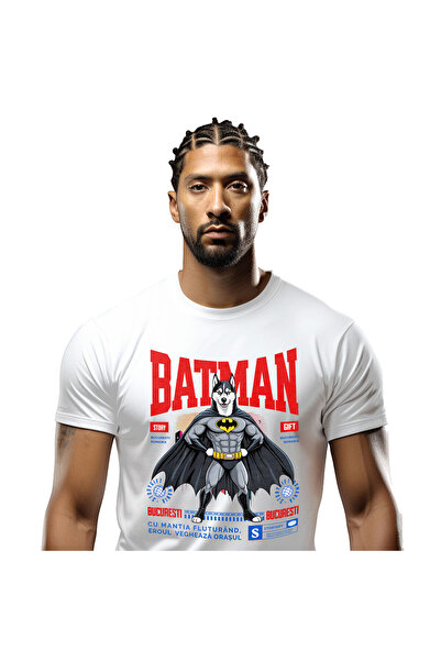 StoryGift Romania Tricou Barbati cu Urs panda cu Echipament Supereroi Persona...