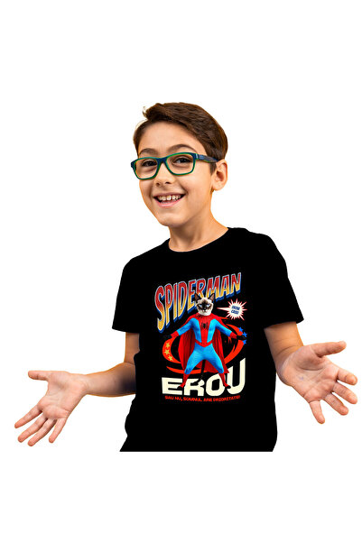 StoryGift Romania Tricou Copii cu Siamez / Siamese Pisica In Costum de Spider...