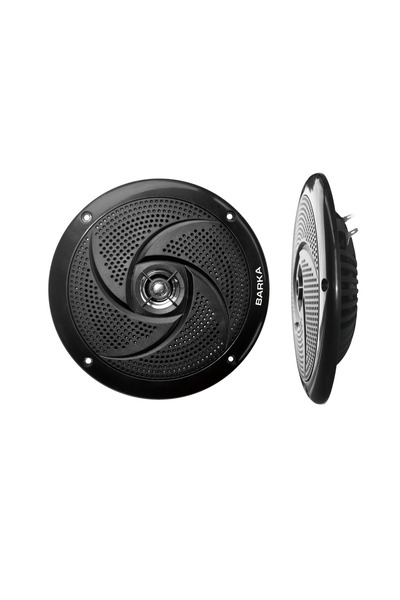 Labarka Slim Marin Hoparlör 16,5cm Siyah - 60 Watt - İnce Yapı - Çift (2 adet)